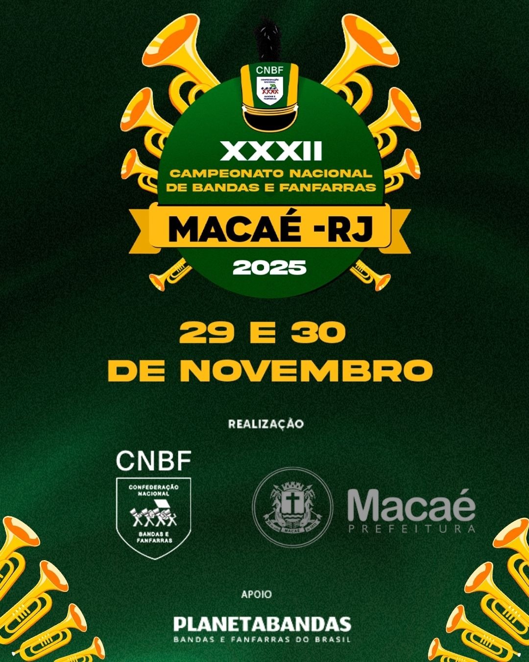 XXXII Campeonato Nacional de Bandas e Fanfarras 2025