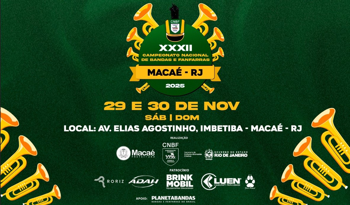 Conheça o local do XXXII Campeonato Nacional de Bandas e Fanfarras da CNBF